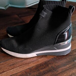 Michael Kors Women's Black Slip-On Sneakers